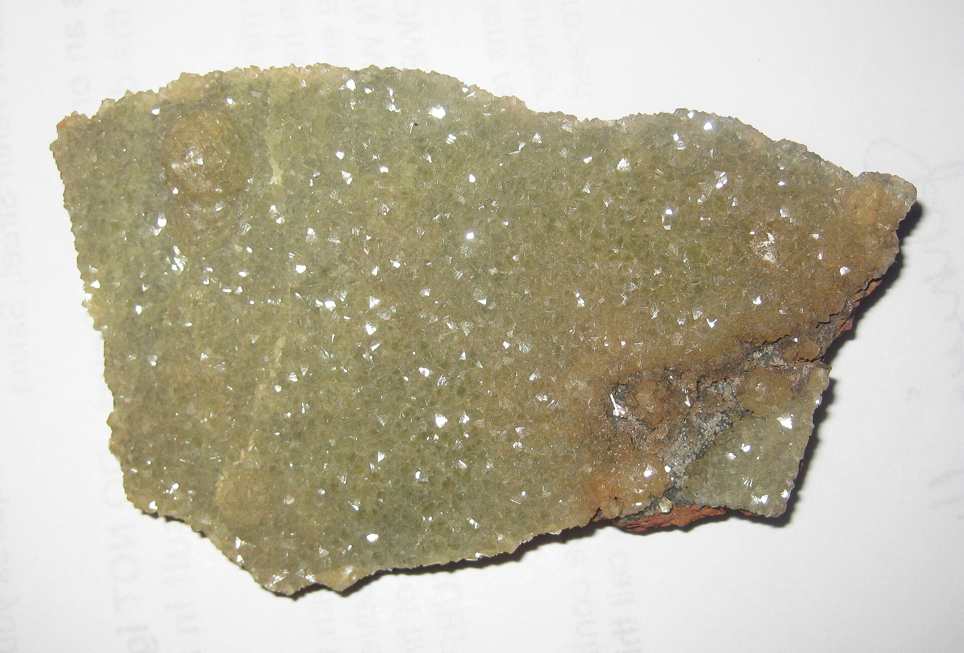 Adamite specimen