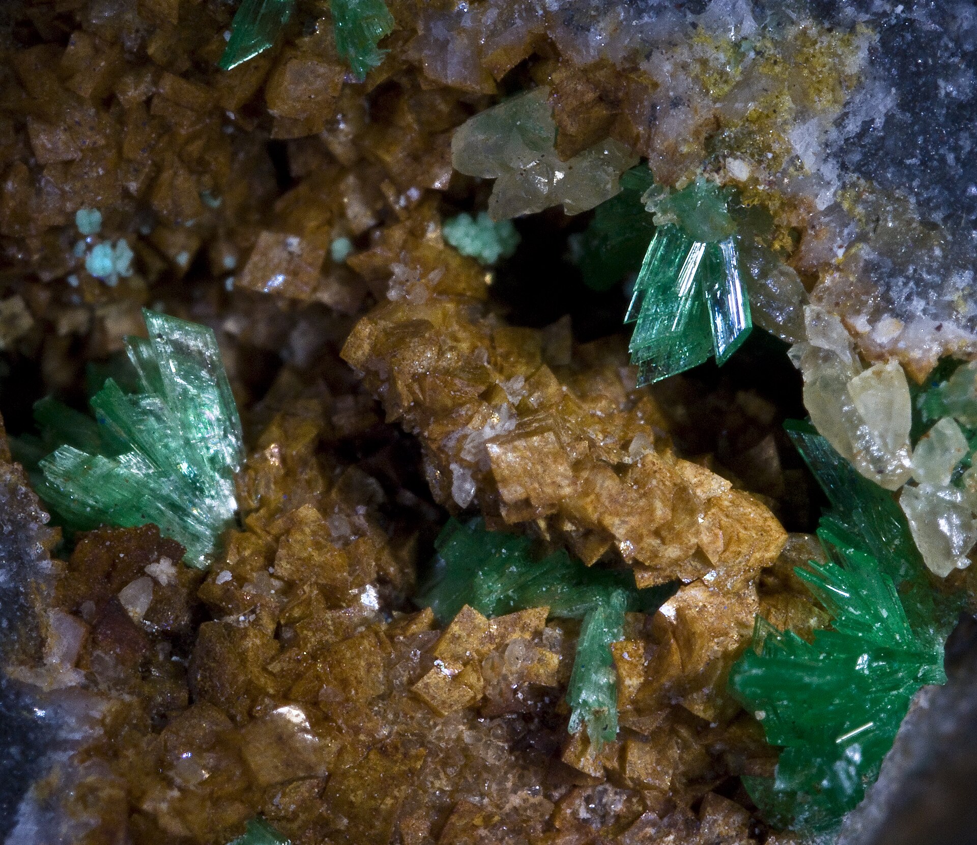 Annabergite specimen