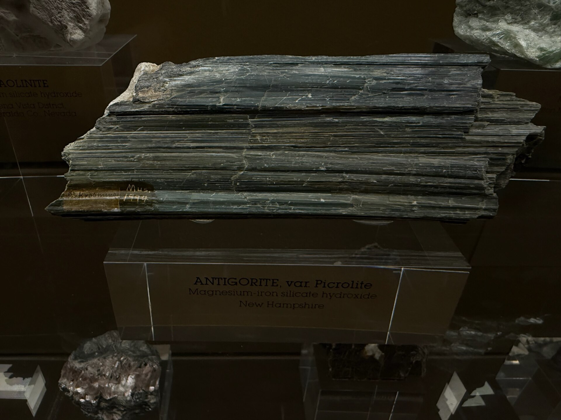Antigorite specimen